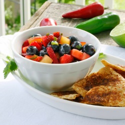 Fruit Salsa with Cinnamon Chips - Recipe photo by laurafriendly