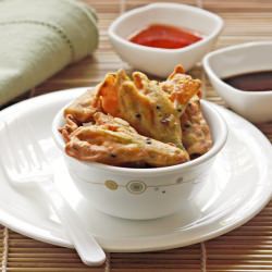 Indian Pumpkin Blossom Fritters - Recipe photo by Aparna