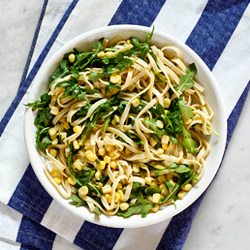 Fettuccine & sweet corn cream - Recipe photo by loveandlemons