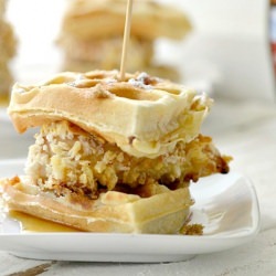 Mini Chicken and Waffles - Recipe photo by claireg