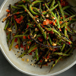 Charred Green Beans - Recipe photo by bonappetitmagazine
