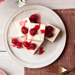 Raspberry Cheesecake - Recipe photo by bonappetitmagazine