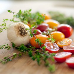 Green Beans and Roasted Tomatoes - Recipe photo by A Muse in The Kitchen