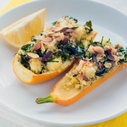 Stuffed zuccini - Recipe photo by Alex27