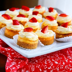 Mini Berry Cheesecakes - Recipe photo by Comfort of Cooking