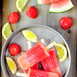 Watermelon Popsicles - Recipe photo by Muy Delish
