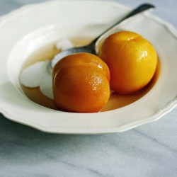 Peaches Soaked in Wine - Recipe photo by tara