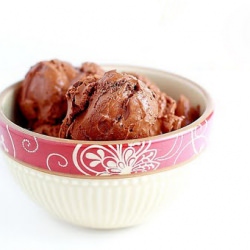 Dark Chocolate Ice Cream - Recipe photo by LemonDrop