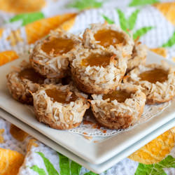 Coconut Pineapple Mango Cookie Cups - Recipe photo by BarbaraBakes
