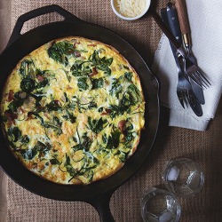 Lamb's Quarters Frittata - Recipe photo by thetarttart