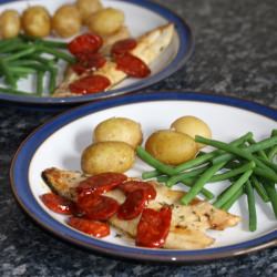 Orange and Honey Sea Bass - Recipe photo by sneakylemon