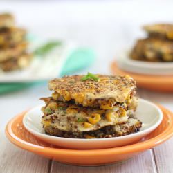 Quinoa Corn Fritters - Recipe photo by Running to the Kitchen