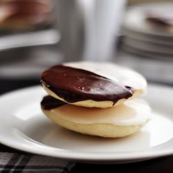 New York Black and White Cookies - Recipe photo by Candid Appetite