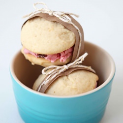 Strawberry Ice Cream Sandwiches - Recipe photo by Miss Renaissance