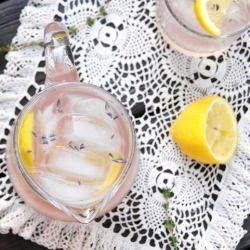 Lavender Lemonade - Recipe photo by thekitchenismyplayground