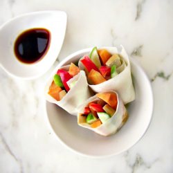 Vegetables and Tofu Springrolls - Recipe photo by dietetyczne-fanaberie