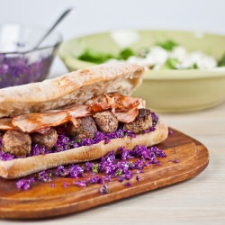 30-minute Meatball Sandwich - Recipe photo by Suzanneper