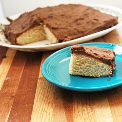 Brown Butter White Birthday Cake - Recipe photo by awkwardkitchenette