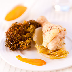 Chicken w/ carrot & beer sauce - Recipe photo by gasparzinha