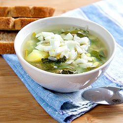Vegetarian Green Spinach Soup - Recipe photo by IrinaPhotography