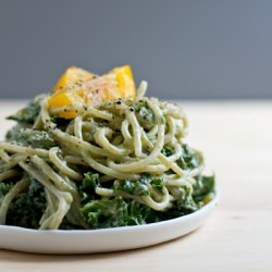 Tofu or Bean Pesto Sauce - Recipe photo by edibleASH