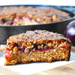 Plum Streusel Coffee Cake - Recipe photo by thetolerantvegan