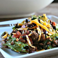 Layered Taco Salad - Recipe photo by myadventuresinthecountry