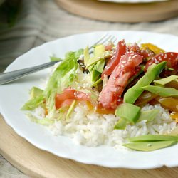 Rice with vegetables - Recipe photo by murrimur