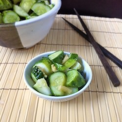 Sesame Ginger Pickled Cucumbers - Recipe photo by tsp basil