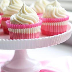 White Almond Sour Cream Cupcakes - Recipe photo by thelittlekitchen