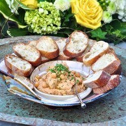 Roasted Red Pepper Hummus - Recipe photo by oliveoilandlemons