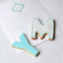 monogram wedding cookies - Recipe photo by i-heart-baking