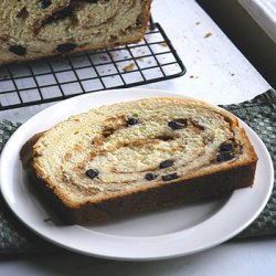 Maple Blueberry Granola Swirl Bread - Recipe photo by bashfulbao