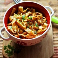 Chili flavoured pasta - Recipe photo by JestPysznie