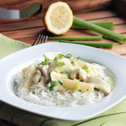 Chicken fricassee with rice - Recipe photo by maraswunderland