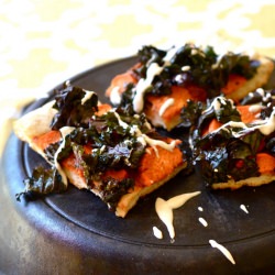 Sweet Potato and Kale Pizza - Recipe photo by digioral