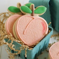 Decorated Peach Cookies - Recipe photo by bridget350