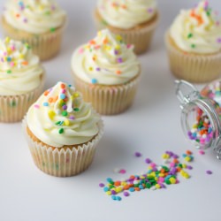 Confetti Cupcakes - Recipe photo by alma_objetivocupcake