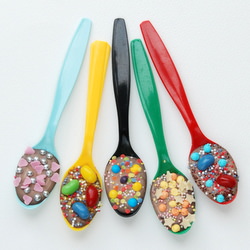 Olympic Party Spoons - Recipe photo by craftstorming
