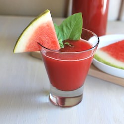 Watermelon Basil Aguas Frescas - Recipe photo by theculinarychronicles