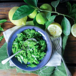 Fresh Pea Citrus Salad - Recipe photo by thewrenandrabbit