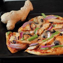 Chicken Ginger Pizza - Recipe photo by Adventuress Heart
