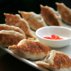 Easy as Pan-fried Beef Dumplings - Recipe photo by cookingisapain.blogspot.com