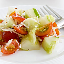 Cherry Tomato & Cucumber Salad - Recipe photo by House Of Joyful Noise