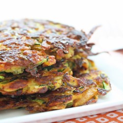 Zucchini & Sweet Potato Latkes - Recipe photo by Ibreatheimhungry
