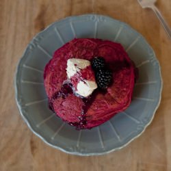 Beet Pancakes - Recipe photo by chickiephi