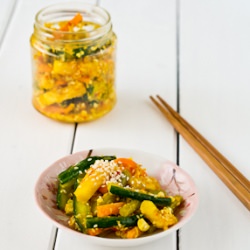 Spicy Pickled Veg Salad - Recipe photo by peaches and donuts