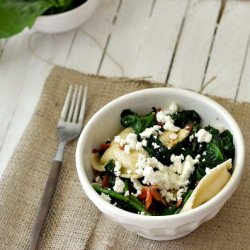 Ravioli with spinach & bacon - Recipe photo by claireg