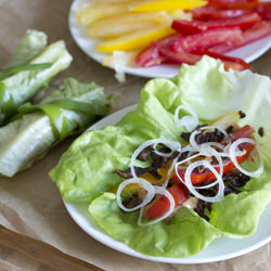 BLT lettuce wraps - Recipe photo by whatscookinggoodlooking