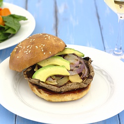 Portabello Sandwiches - Recipe photo by kristines kitchen